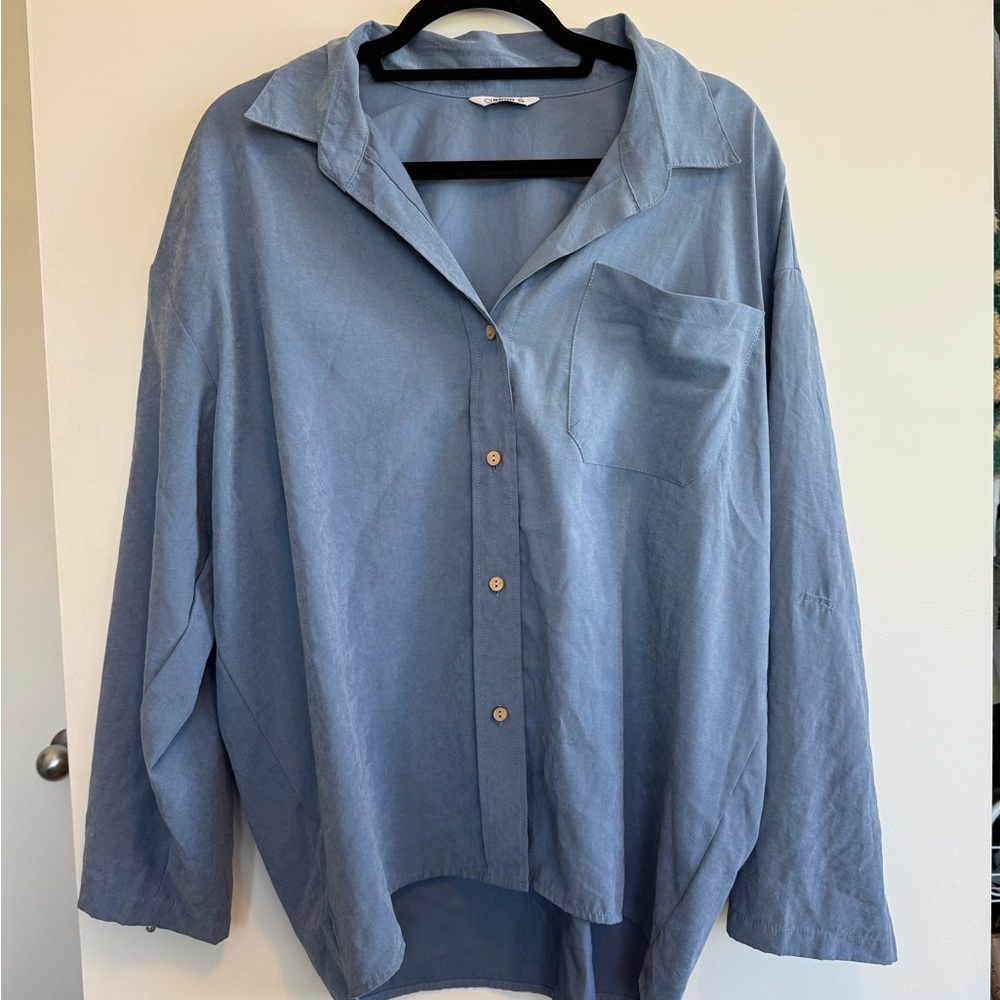 Oversized Button-Up Shirt